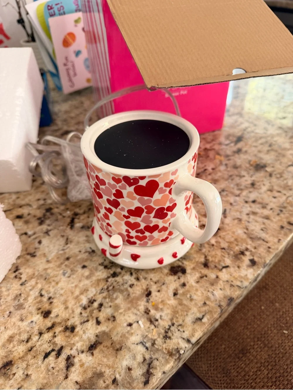 Pink Zebra Cup of Love Simmer Pot - Bright Pink Packaging
